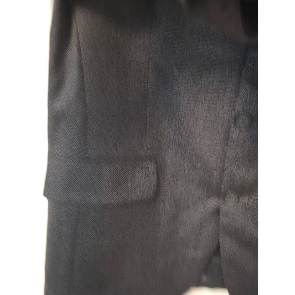 Chereskin 44R 100% Lambswool Blazer Charcoal Gray 3-Button Sport Coat Jacket Men